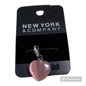 Heart pendant light pink